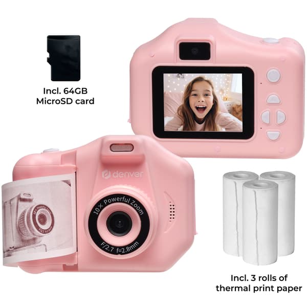 Kamera Utskriftsfunktion KPC-1370P Rosa