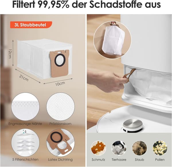 Tilbehørssæt til Xiaomi X20+/Dreame L10s Ultra