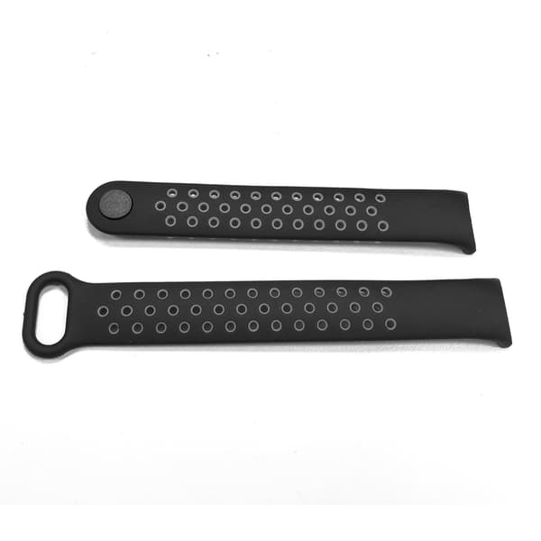Silikonstropp for Xiaomi Mi Band 8 Black+Grey