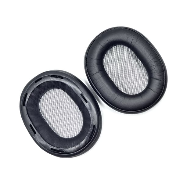 Utskiftbare øreputer til Sony MDR-1A hodetelefoner - Proteinlær Black