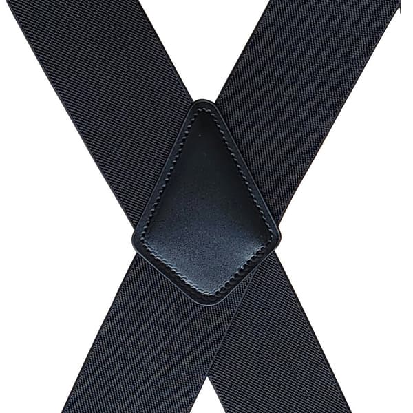 Justerbara elastiska hängslen Black
