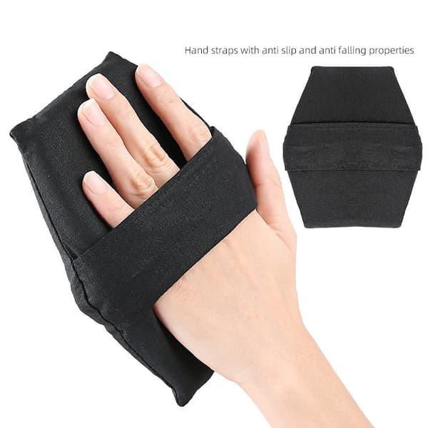 Akupressur massagehandskar med strassspänne Model 1