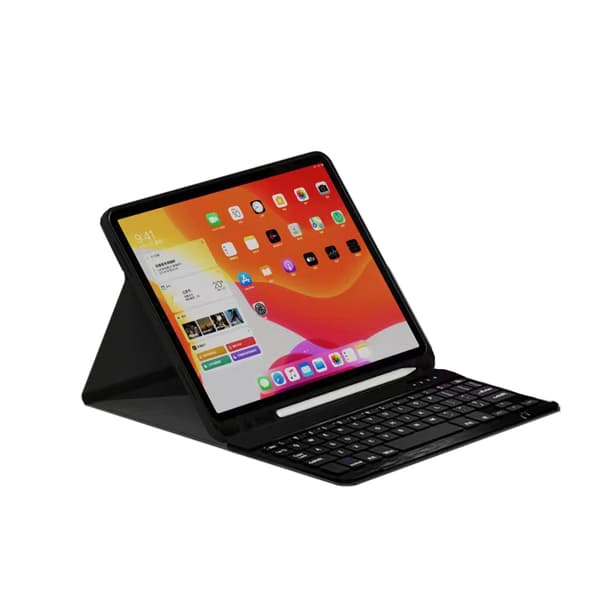 Sort Bluetooth-tastatur etui til Lenovo M10 (2nd) X306F