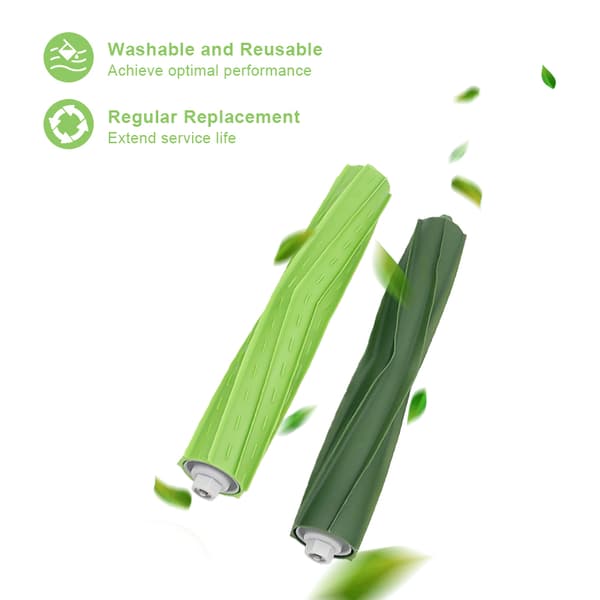 Gummiborste / Rullborste 4-pack Green iRobot Roomba e/i/j series