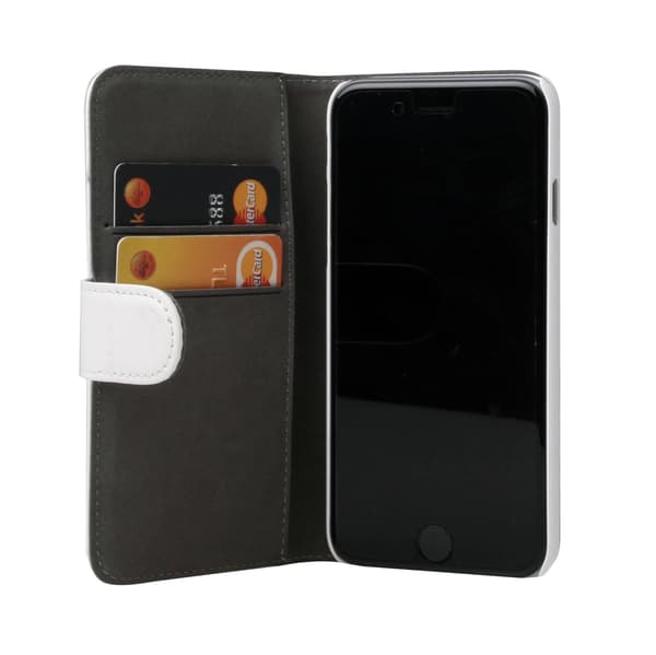 Wallet 2-i-1 Hvid - iPhone 6/6S