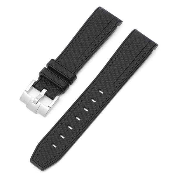 20 mm gummirem til Omega x Swatch Black