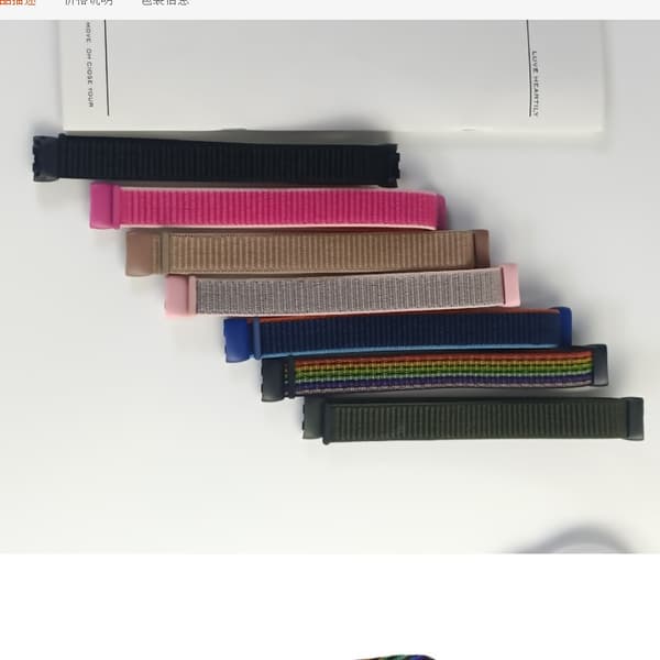 Bekvämt nylonarmband för Fitbit Charge 5/6 Black