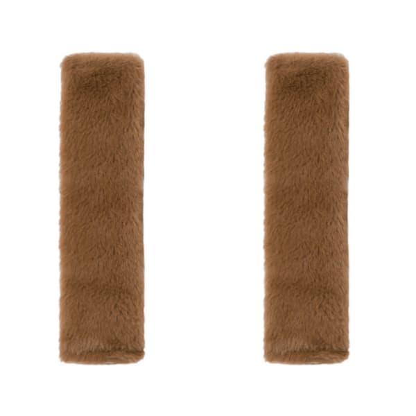 Bilbältes axelkuddar (set med 2) Brown+Beige