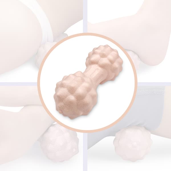 TPR Peanut massagebold til dyb vævs muskelmassage Pink