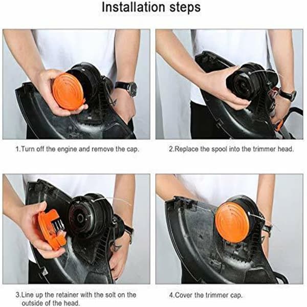 Ersättning Trimmerspolset för BLACK+DECKER AF-100 6 spools
