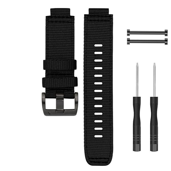 Nylon kellon ranneke Garminille Black