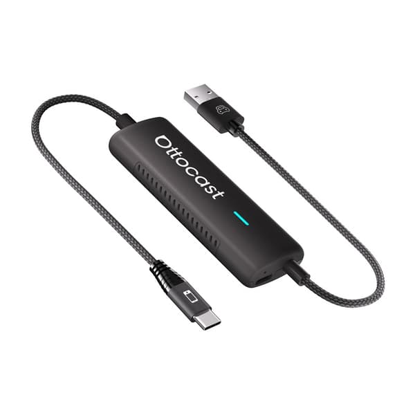 Trådløs Ottocast-biladapter med MirrorCast