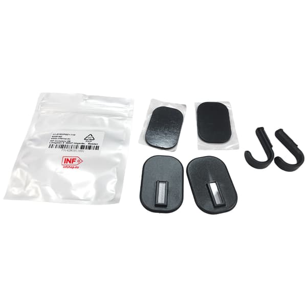 Magnetiska Sidokrokar för Kylskåp, 2 pack