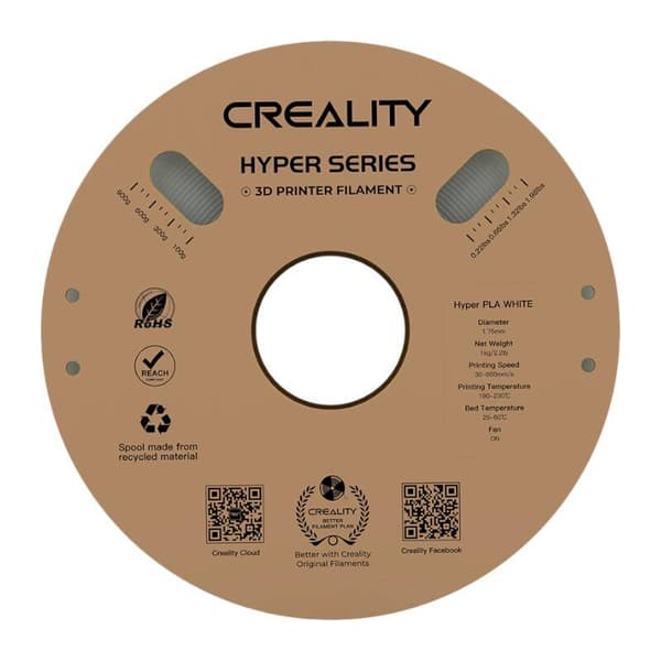 Hyper PLA Filament Creality (valkoinen)