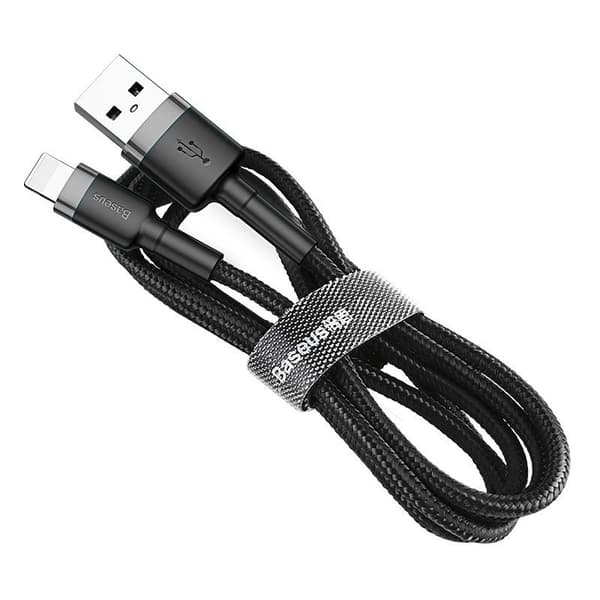 Baseus Cafule USB Lightning-kabel 1,5A 2m (grå+sort)