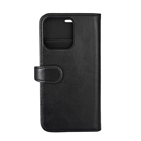2in1 Wallet Leather 3 card iPhone 13 Pro Black