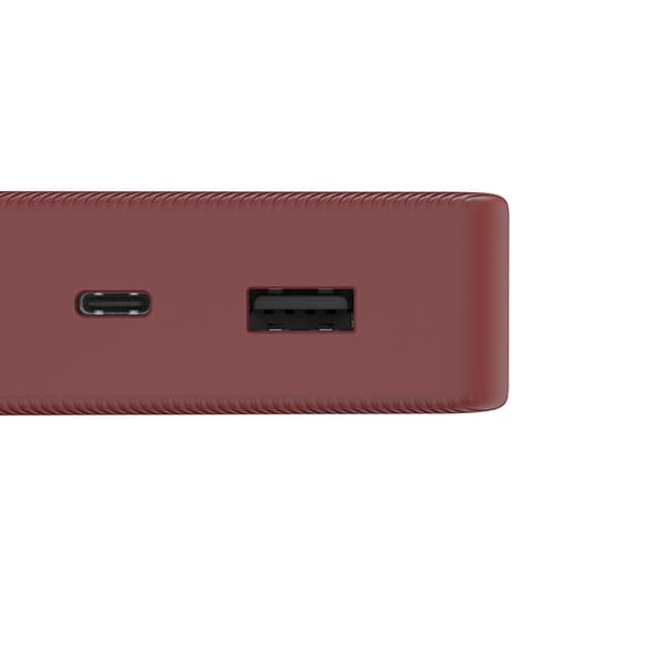 Powerbank Colour 20 20000mAh USB-C+USB-A Red