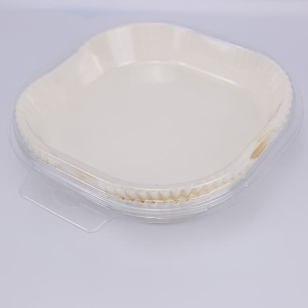 Engångs Air Fryer pappersfoder non-stick 50-pack White 20 cm