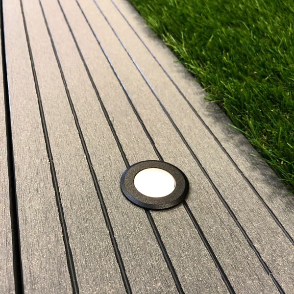 Orion indbyggede spotlights 5 stk. sorte