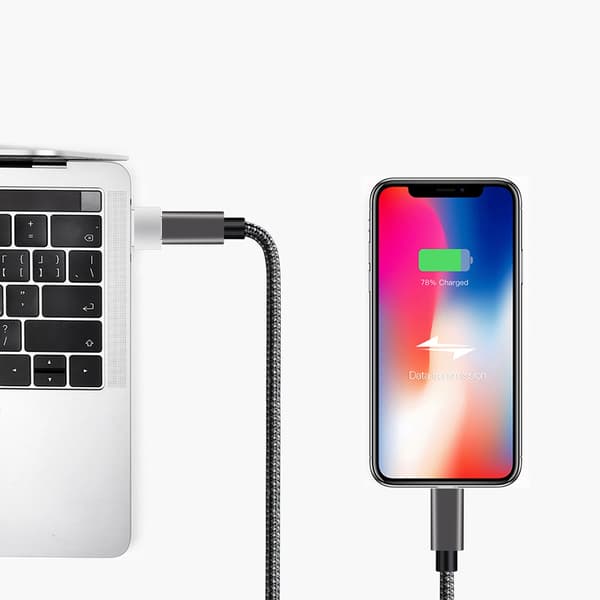 USB-C-sovitin (naaras) USB-A 2.0:aan (uros) Silver