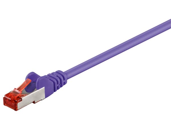 Netværkskabel CAT 6, S/FTP (PiMF), violet, 3 m
