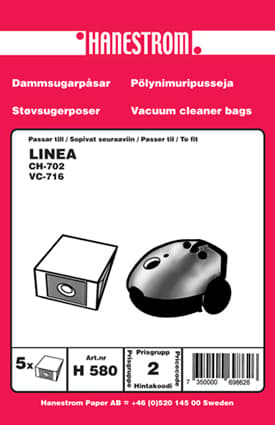 Dammsugarpåsar LINEA CH-702, VC-716, CJ053