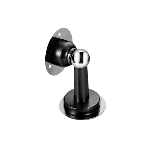 Magnetisk dørstopper i rustfritt stål uten boring med 3M-lim Black