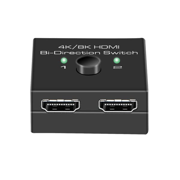 HDMI 8K tovejs switch - 2 ind 1 ud