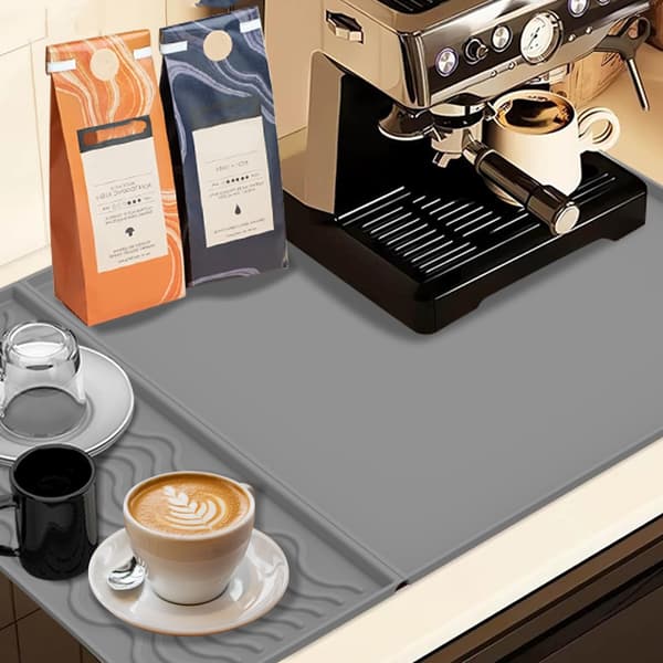 Varmebestandig silikonkaffeunderlegg Black