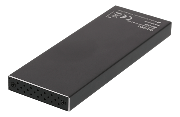 External M.2 Enclosure, B-Key, B&M-Key, USB 3.1 Gen 1, SATA