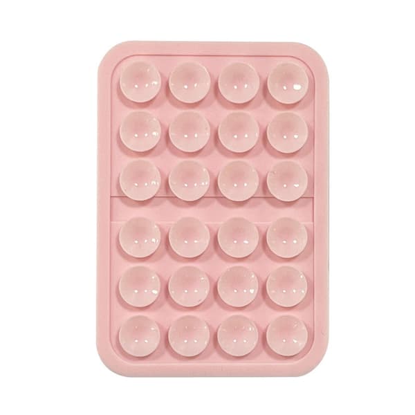 Siirrettävä teline / pidike imukupeilla Pink