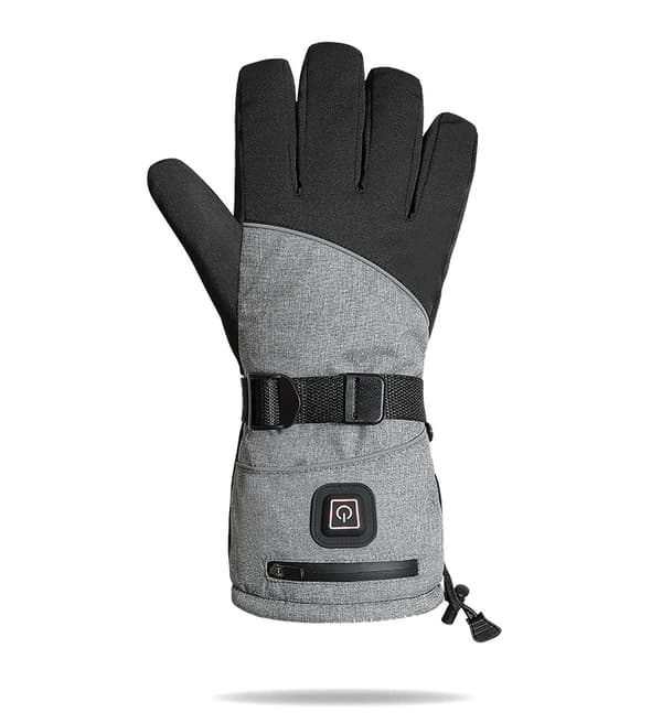 Opvarmede termohandsker One size Gloves + 5000 mAh battery