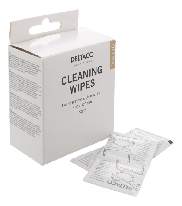 Office cleaning wipes for smartphone, 1-pack 52pcs