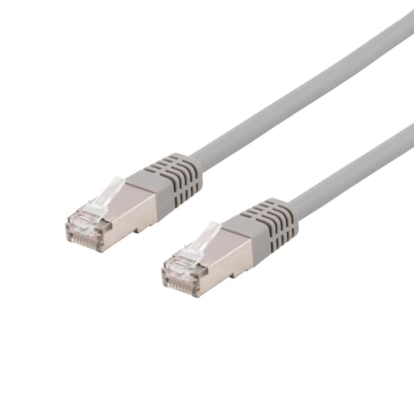 S/FTP Cat6 patch cable 1.5m 250MHz Deltacertified LSZH grey