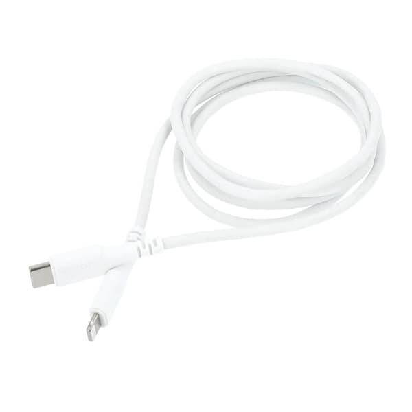 Ladekabel USB-C til Lightning 1m Hvit MFI C94