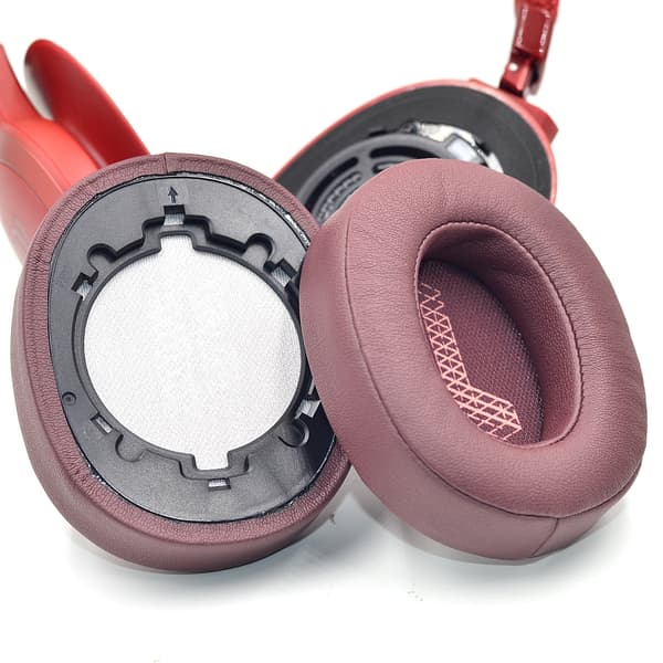 Erstatningsøreputer for JBL LIVE500BTNC-hodetelefoner (2-pack) Red