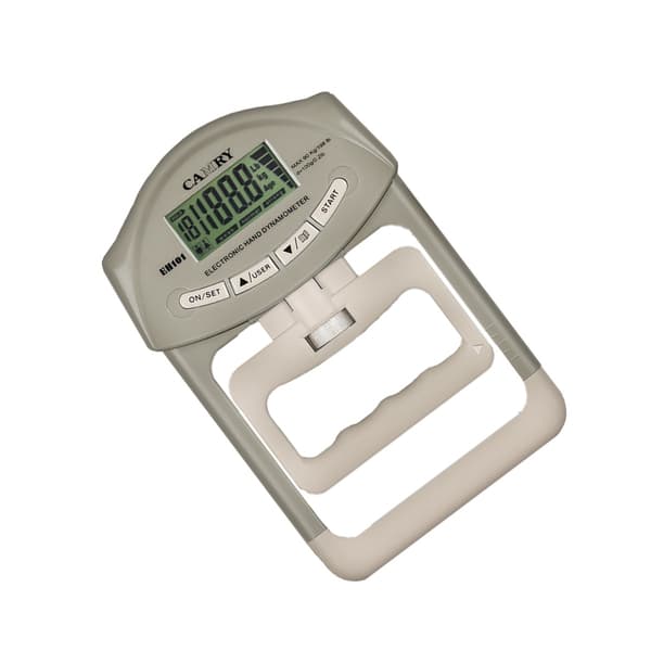 Elektronisk Handdynamometer Greppstyrketestare - Justerbar & Exakt Grey