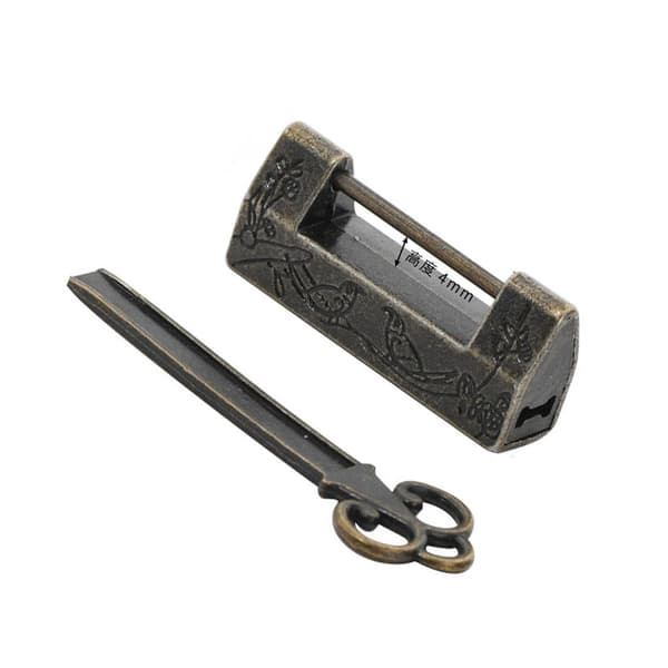 Vintage Hänglås / Zinklegeringslås M