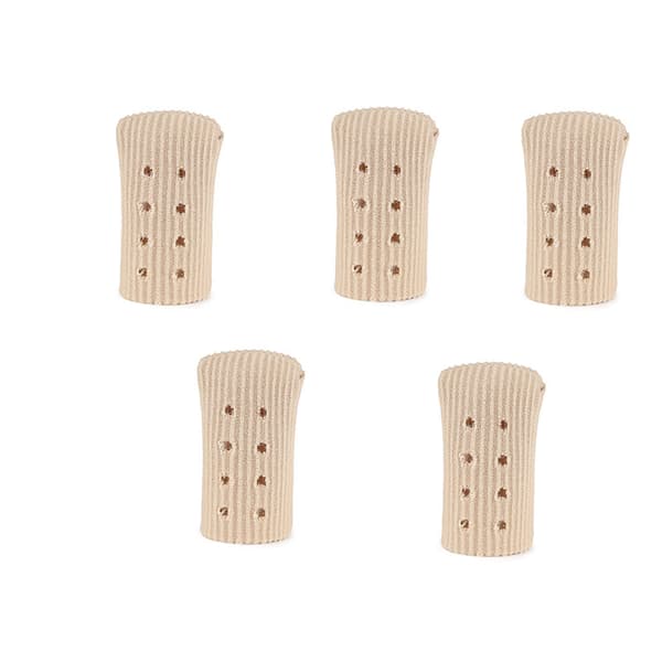 Fiber Tåskydd med Hål, 5-pack - Mjukt SEBS Material för Skydd och Komfort Model 6