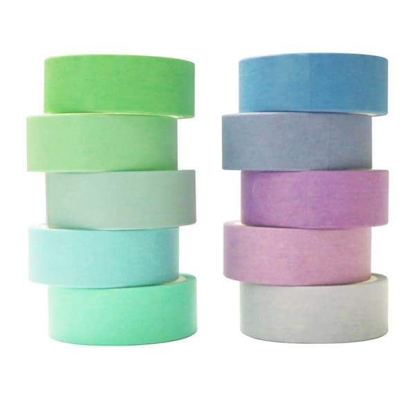 Regnbue Washi Tape Sæt med 20 Ruller