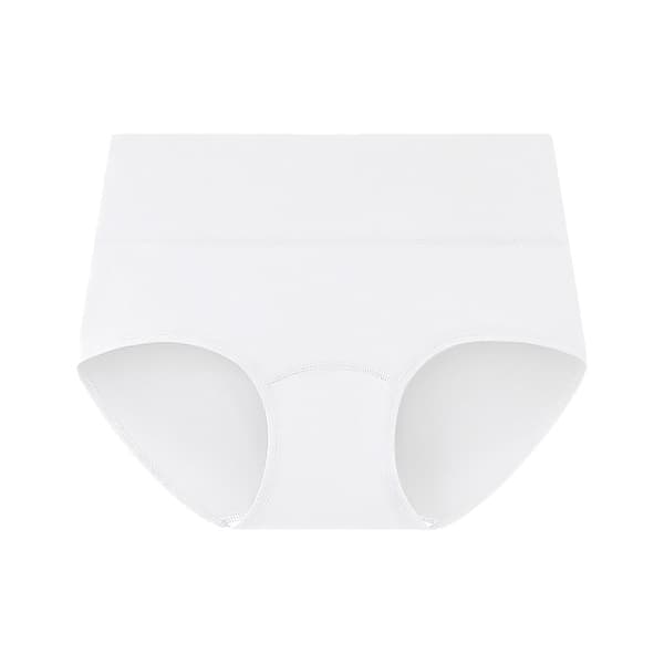 Højtaljede trusser (5-pak) White L