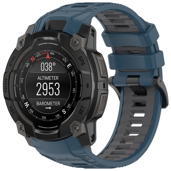 Garmin Instinct 3 Two-Tone Silikone Urrem Blue Model 1