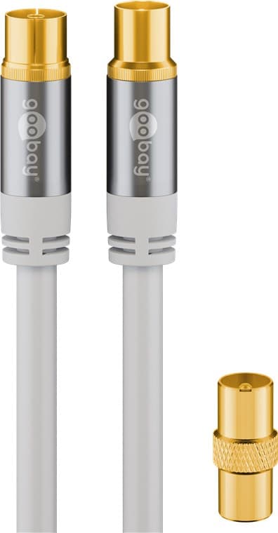 TV-antennekabel (135 dB), 4x afskærmet