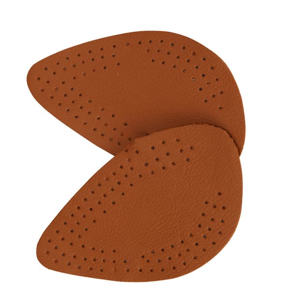 Lær halvsåleputer for høye hæler, forfotsputer DarkBrown
