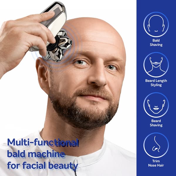Multifunksjonell barbermaskin / trimmer for ansiktshår