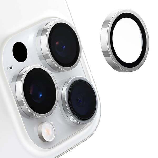 Torras Lensguard kameraglass for iPhone 16 Pro (grå)
