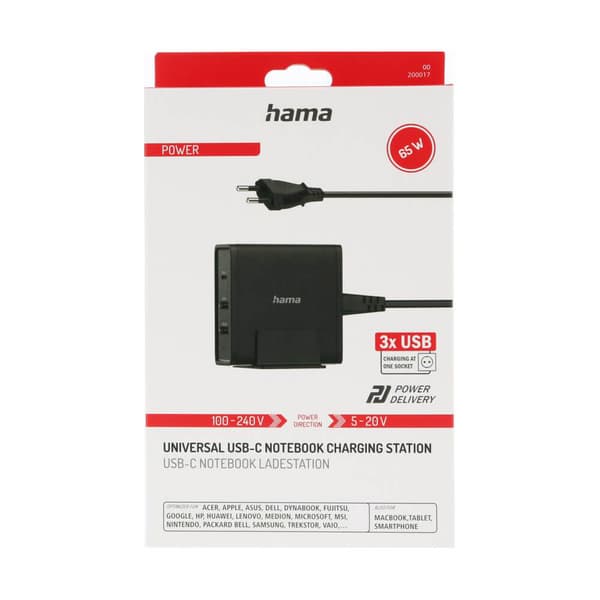 Ladestation USB 3 Porte PD 5-20V/65W