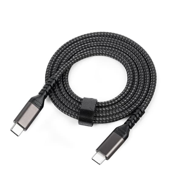 USB-C till USB-C-kabel 5A/20V PD 100W Black 2 m