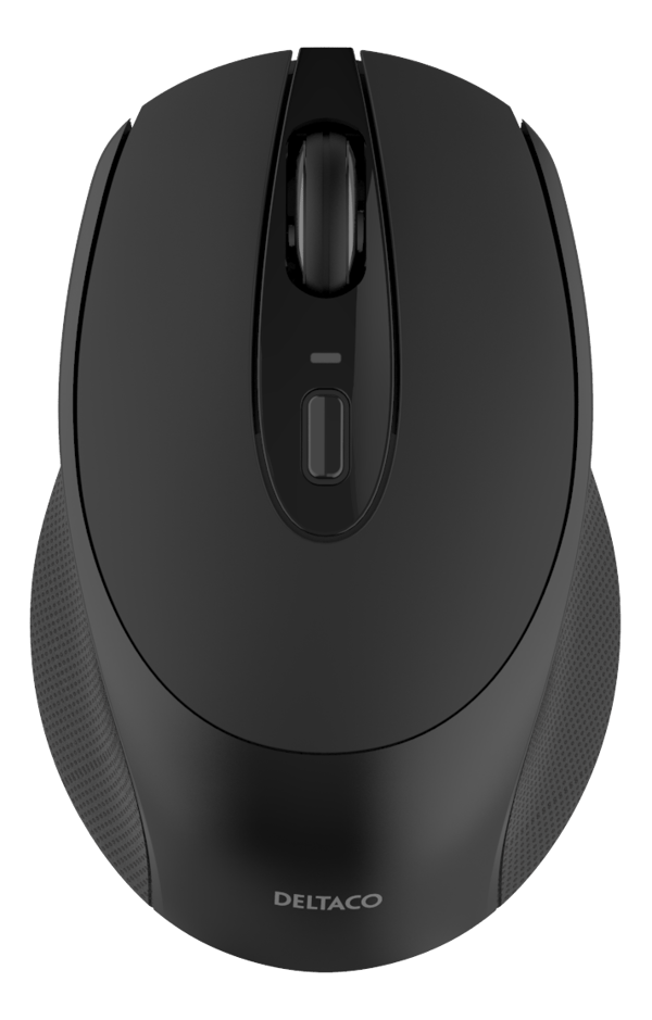 Wireless office silent mouse, USB receiver, rubber coated
