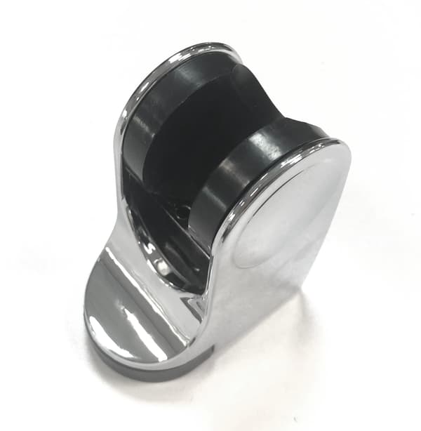 Justerbar dusjhodeholder i forkrommet sølv Concealed punch bracket S